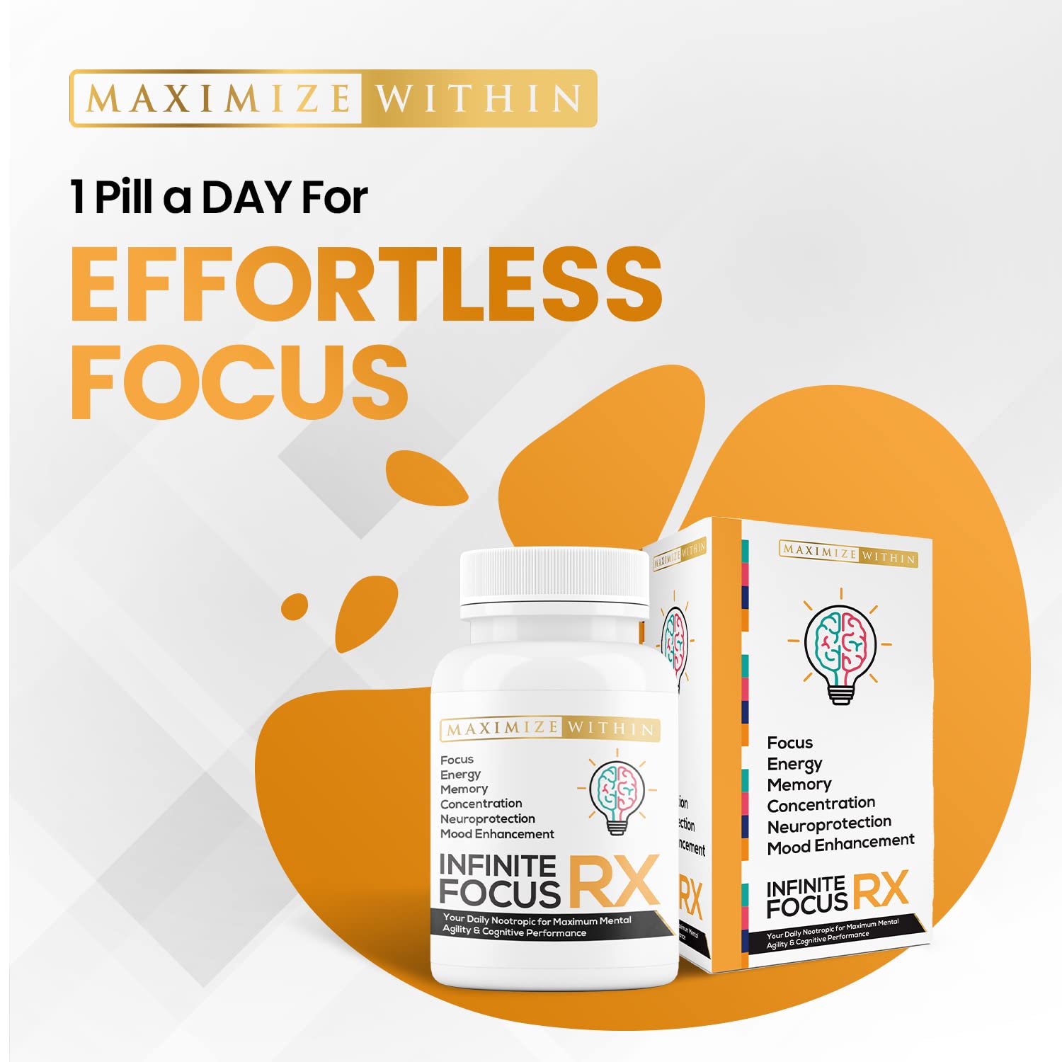 Maximum Slim Infinite Focus RX Nootropic Capsules Maximum Slim uk supplements