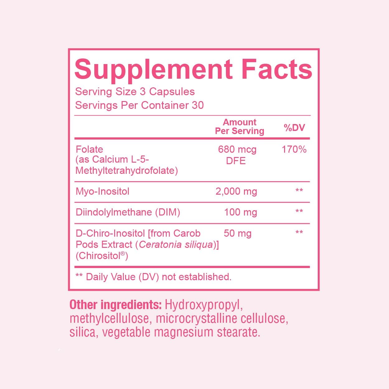 Premium Ovarian Health Support Supplement – Hormone Balance, Ovulation & Cycle Regularity - Myo-Inositol & D-Chiro Inositol Supplement for Women – 40:1 Inositol Ratio With Folate & DIM – 90 Capsules Sunergetic uk supplements