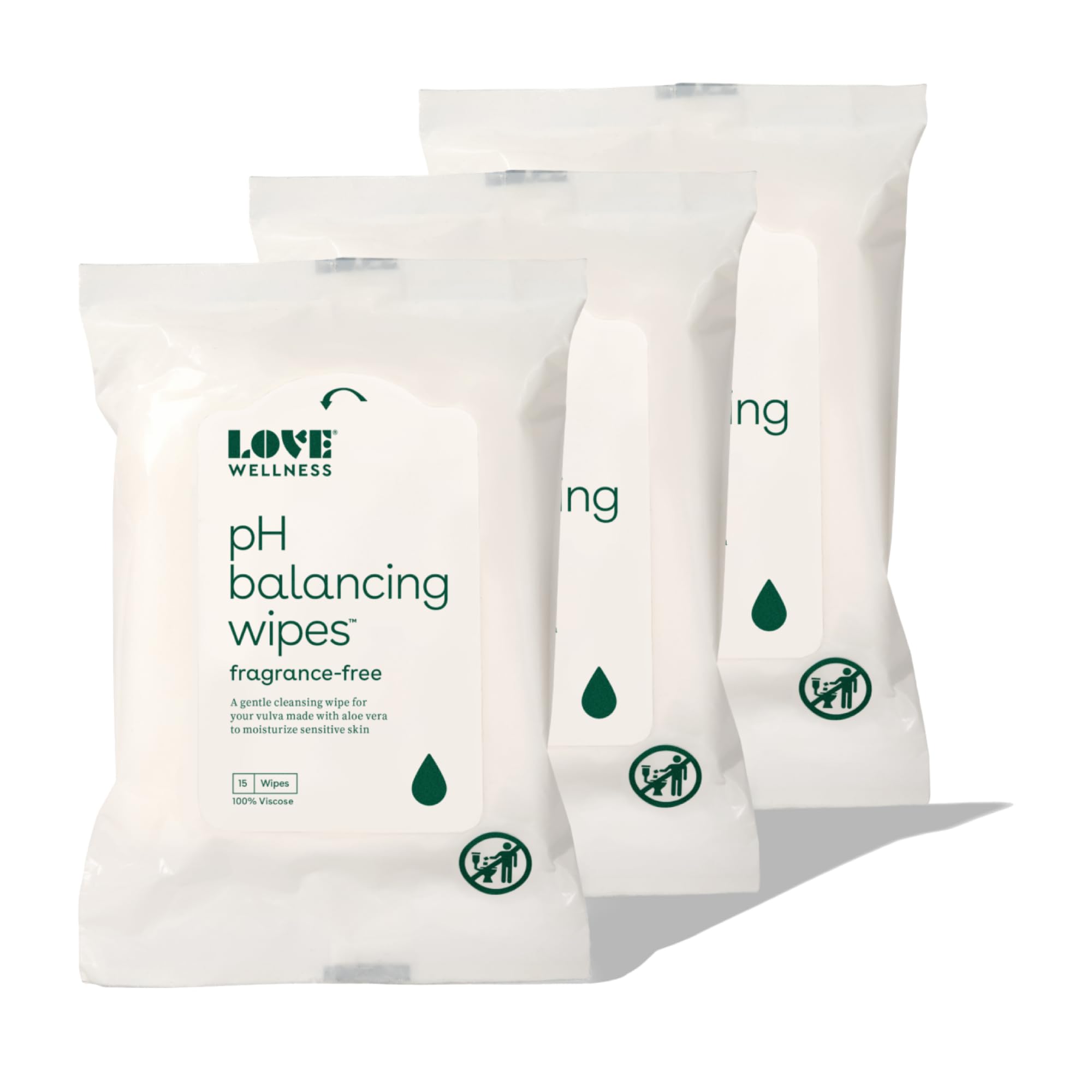 Love Wellness pH Balancing Wipes for Women | Feminine Hygiene for Cleansing with Aloe Vera Love Wellness uk supplements