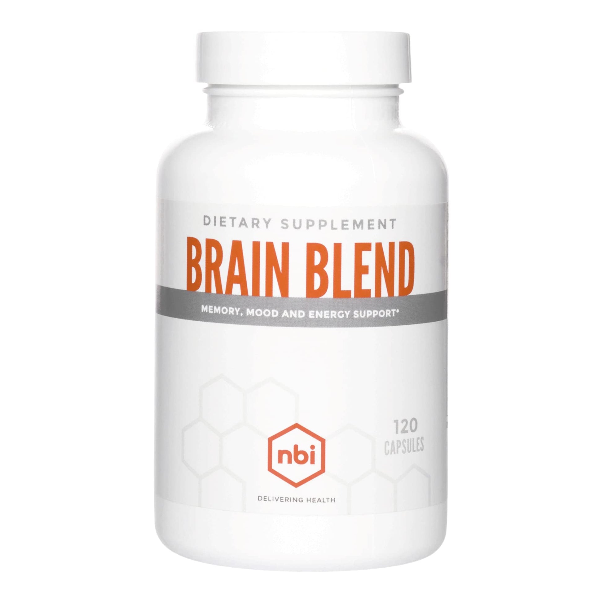 NBI Brain Blend for Memory, Focus, Concentration, Cognitive Function for Men & Women | Caffeine-Free with ALCAR, Alpha Lipoic Acid, Huperzine A, Turmeric | Nootropic | 120ct Capsules NBI uk supplements