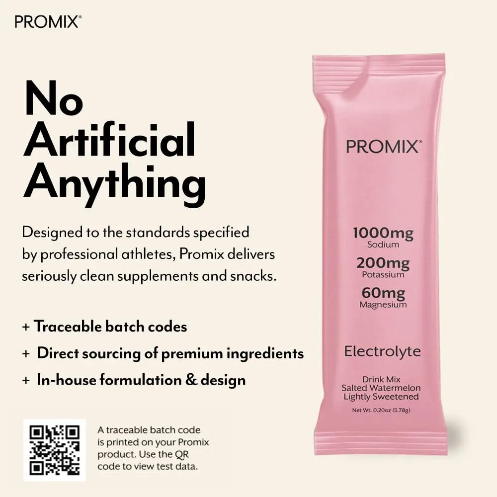 ProMix Nutrition Electrolytes Powder Hydration Packets - Himalayan Pink Salt, Magnesium, Potassium, Vitamin C - Salted Watermelon, ProMix Nutrition uk supplements