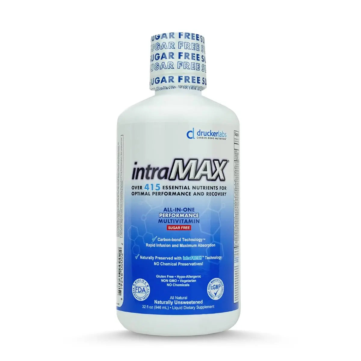 intraMAX Drucker Labs Organic Sugar-Free All-in-One Performance Liquid Multivitamin for Men & Women | intraMAX uk supplements