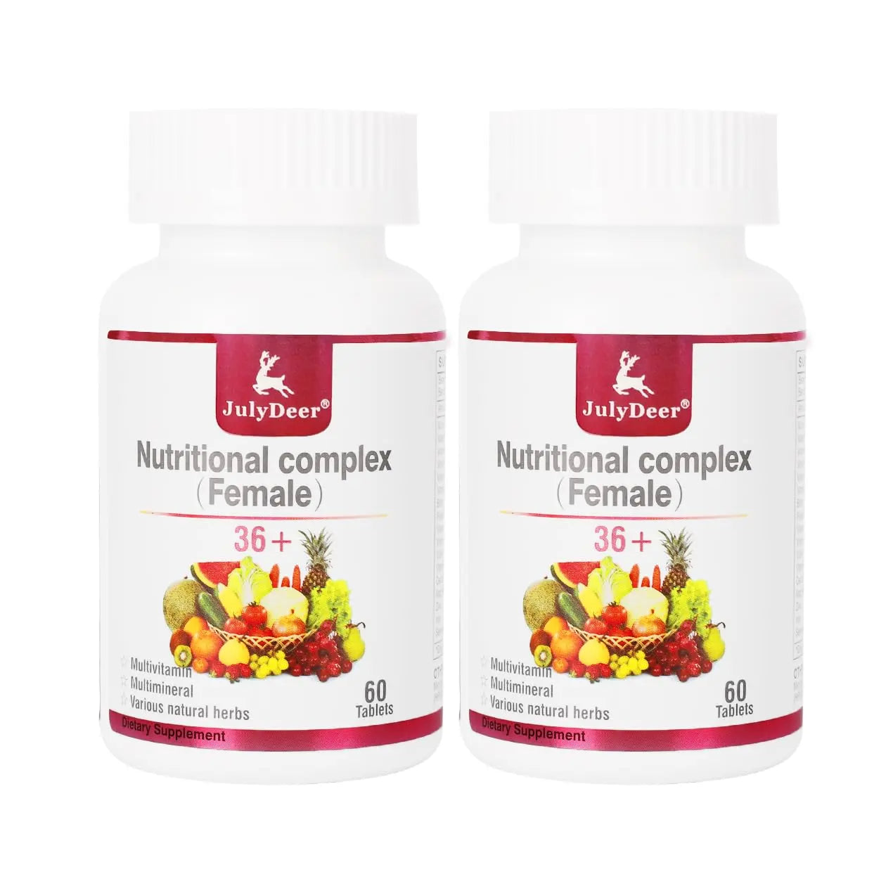 JulyDeer One Daily Tablet Multivitamin for Women - Complete Multimineral with Vitamin A, C, D, E and B-Complex, Zinc & More for Women's Immunity JulyDeer uk supplements