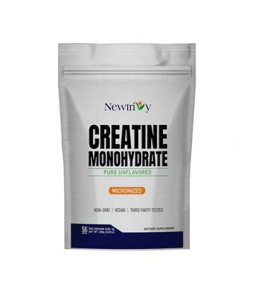 Creatine Monohydrate,Micronized, Pure,Unflavored,280g (9.8oz) Newtrivy uk supplements
