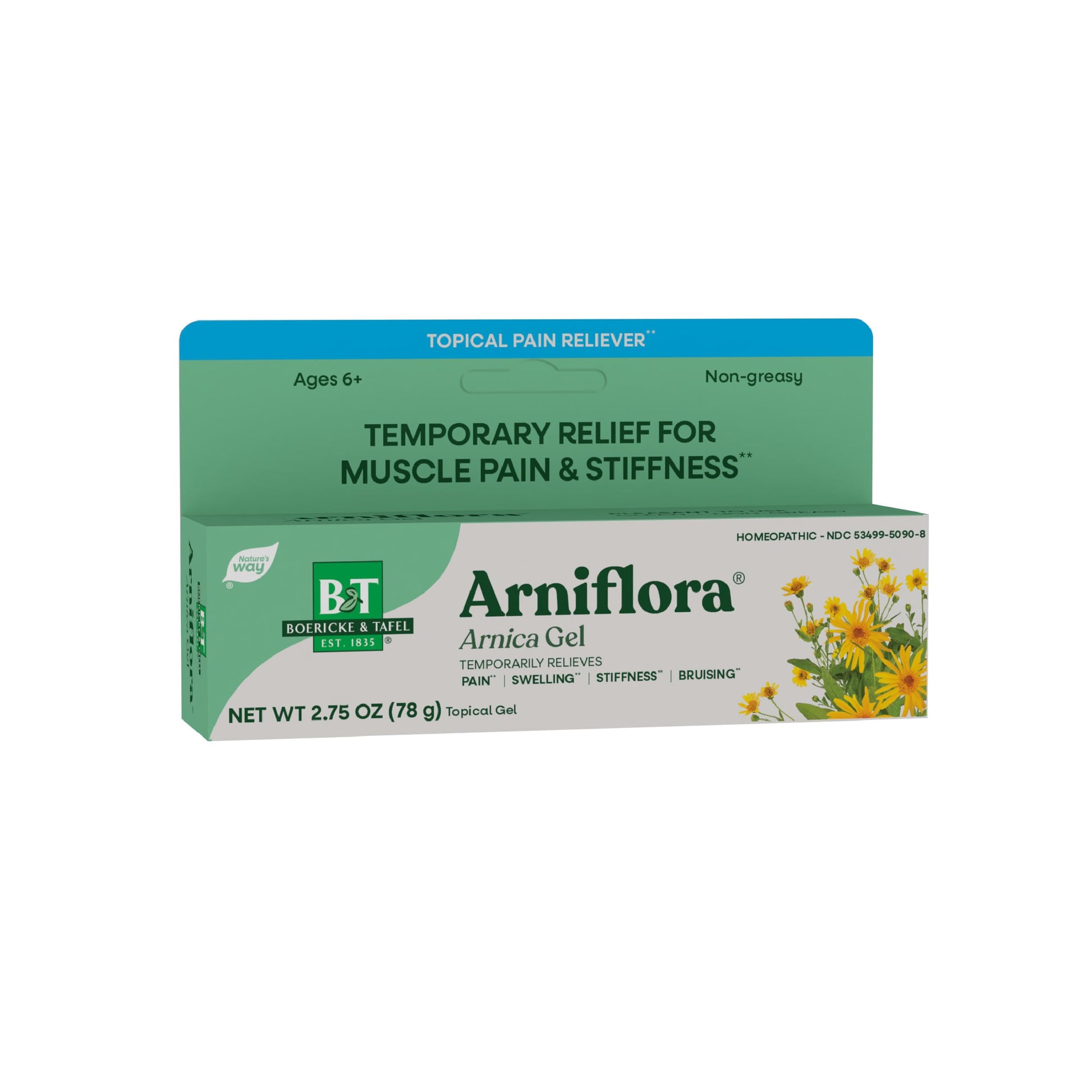 Nature's Way Boericke & Tafel Arniflora Arnica Gel, Temporarily Relieves Pain*, Swelling*, Stiffness*, 2.75 Oz (Packaging May Vary) Nature's Way uk supplements