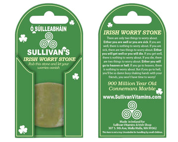Ó SÚILLEABHÁIN SULLIVAN’S Connemara Marble Worry Stone 100% Irish MADE IN IRELAND Ó SÚILLEABHÁIN SULLIVAN’S uk supplements