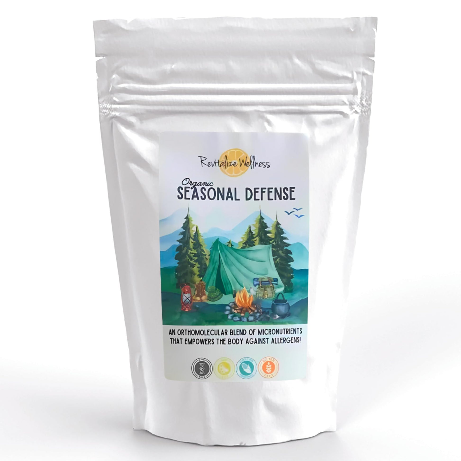 Revitalize Wellness Organic Seasonal Defense Powder Formerly Allergy Defense | Bromelain, Vitamin B3, Vitamin C, Quercetin, and NAC | No Sugar Added | Fruit Punch Flavor | 30 Servings Revitalize Wellness uk supplements