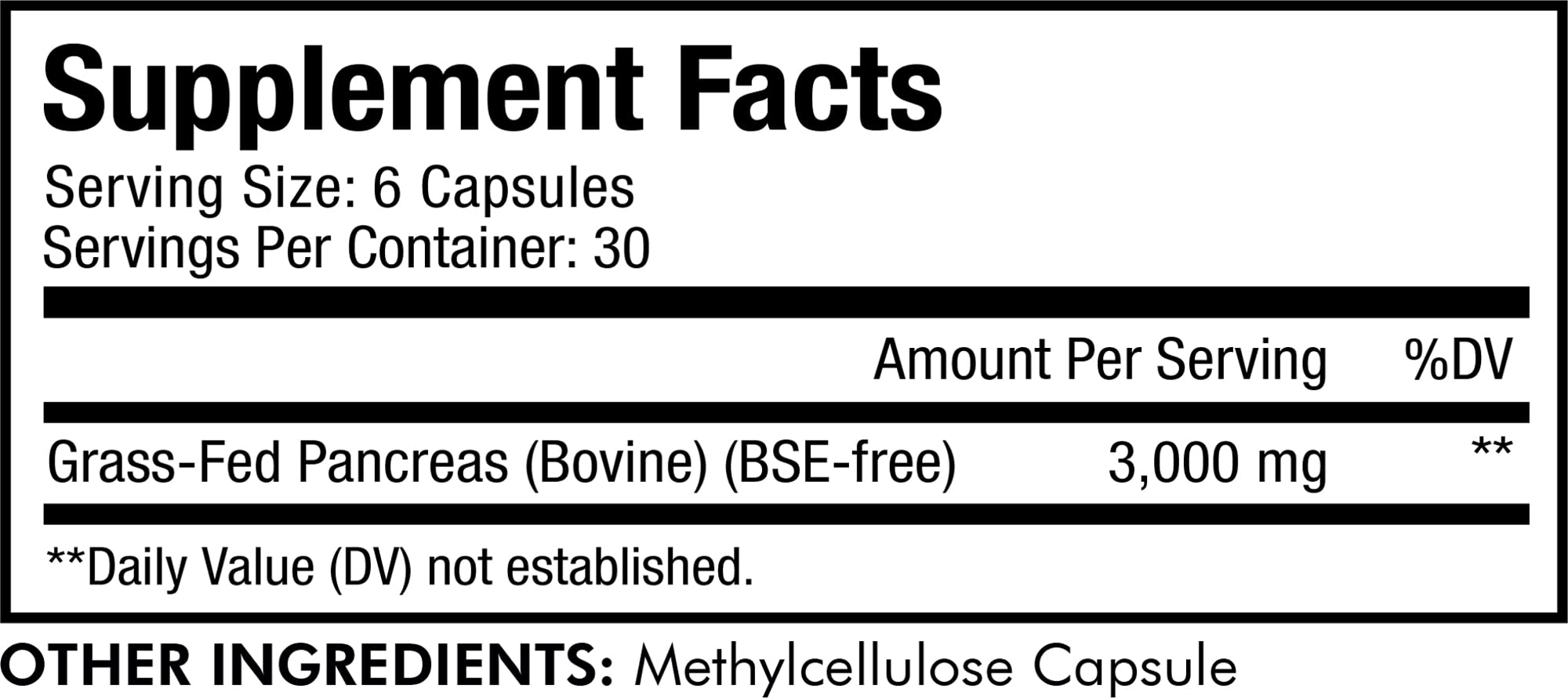 Codeage Grass Fed Beef Pancreas Supplement Glandulars - Freeze Dried, Non-Defatted Desiccated Beef Pancreas Pills – Pancreatic Enzymes Diet Meat - Pasture Raised Bovine Vitamins - 180 Capsules Codeage uk supplements