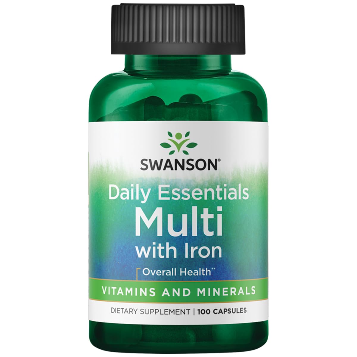 Swanson Multi and Mineral Daily Men's Women's Multivitamin Multimineral Health Supplement 100 Capsules (Caps) Swanson uk supplements