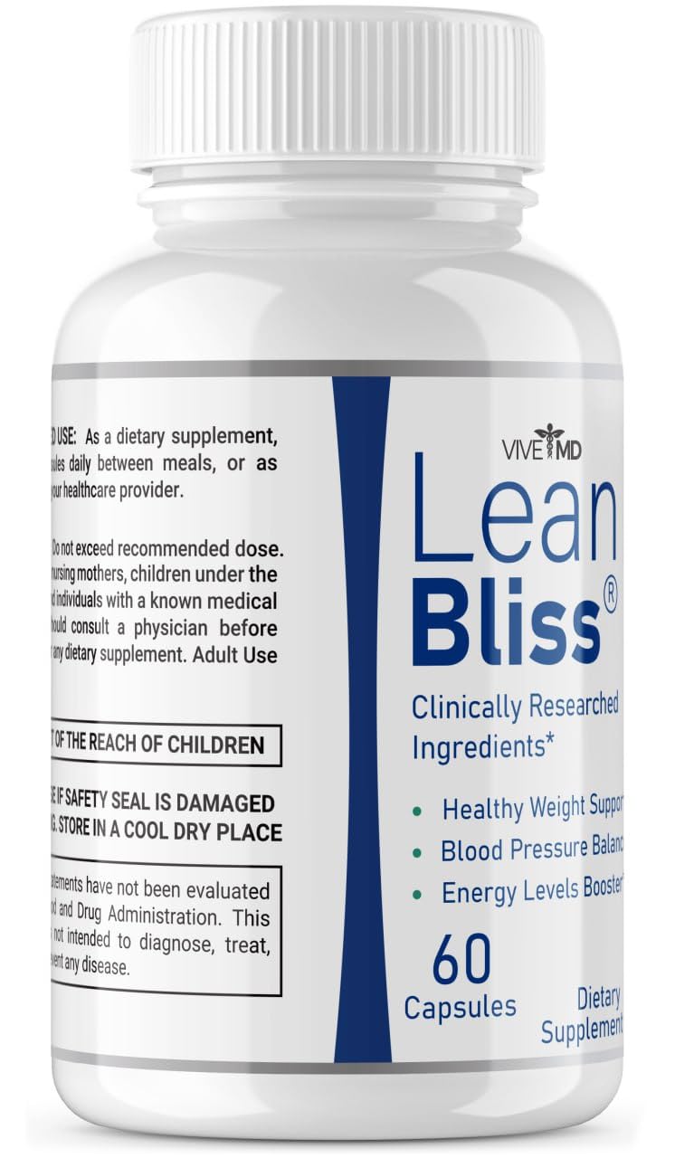 Lean Bliss Official Formula for Maximum Strength - Natural Slim Capsule Advanced Metabolism VIVE MD uk supplements