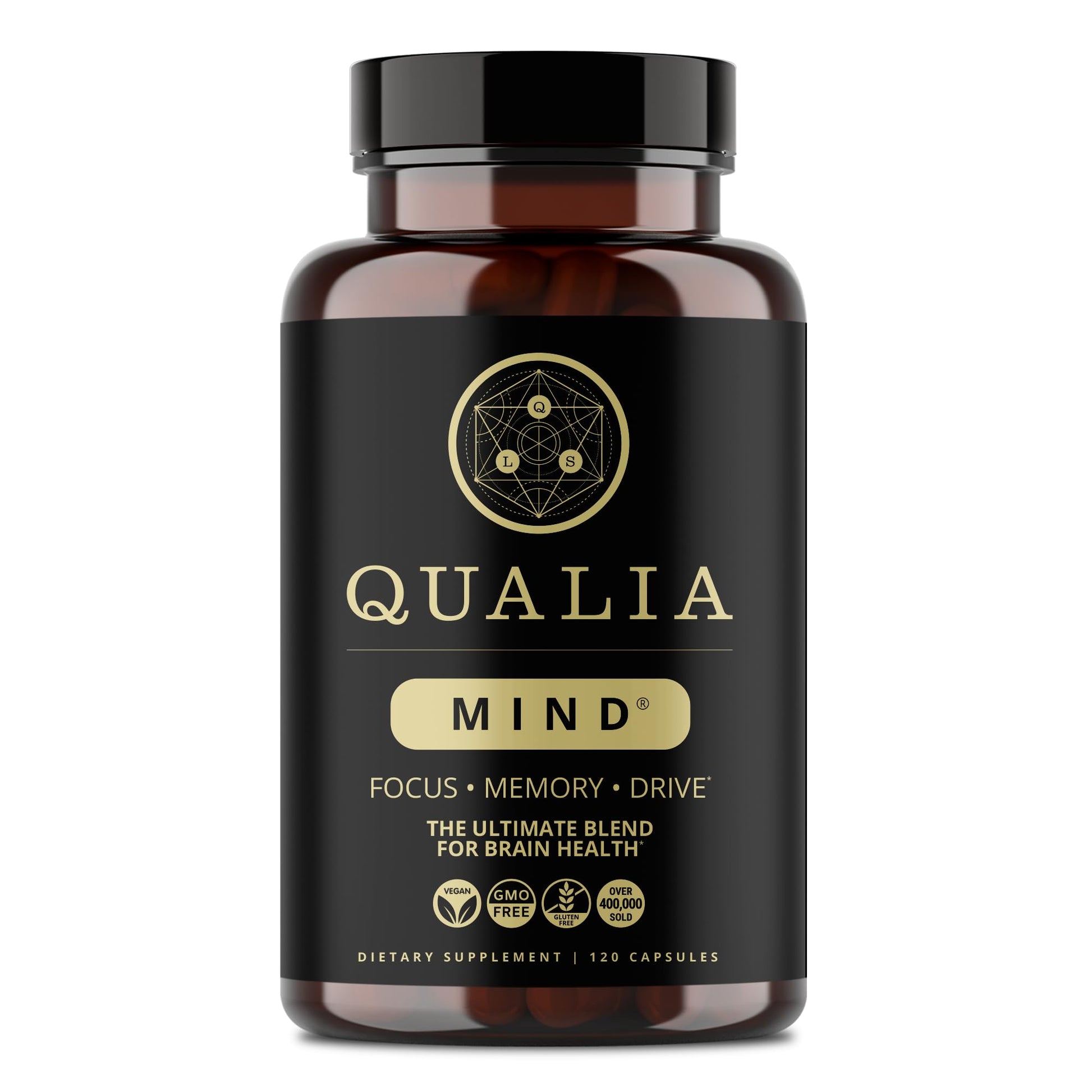 Qualia Life Sciences Qualia Mind | The Ultimate Blend for Brain Health* | Doctor-Formulated Nootropic to Fuel Focus & Concentration* | Supports Long Term Brain Health| Maintain Drive & Productivity QUALIA LIFE SCIENCES uk supplements