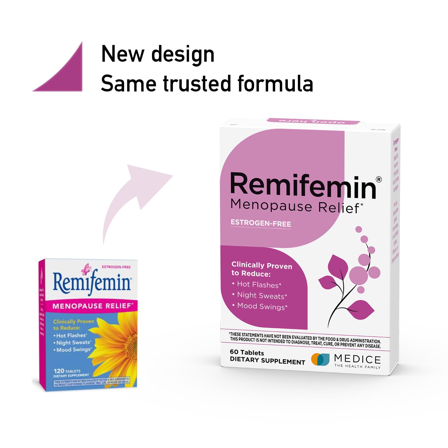 Remifemin - Menopause Symptoms Relief - Clinically Proven Ingredients - Menopause Supplements Remifemin uk supplements