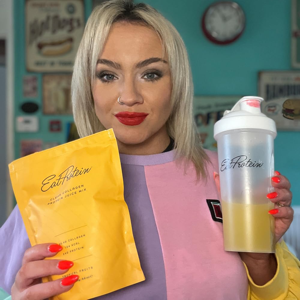 EatProtein Tropical Fruits Collagen Protein Juice Drink Mix | 24g Protein | 26.4g Collagen | 8X Servings EatProtein uk supplements