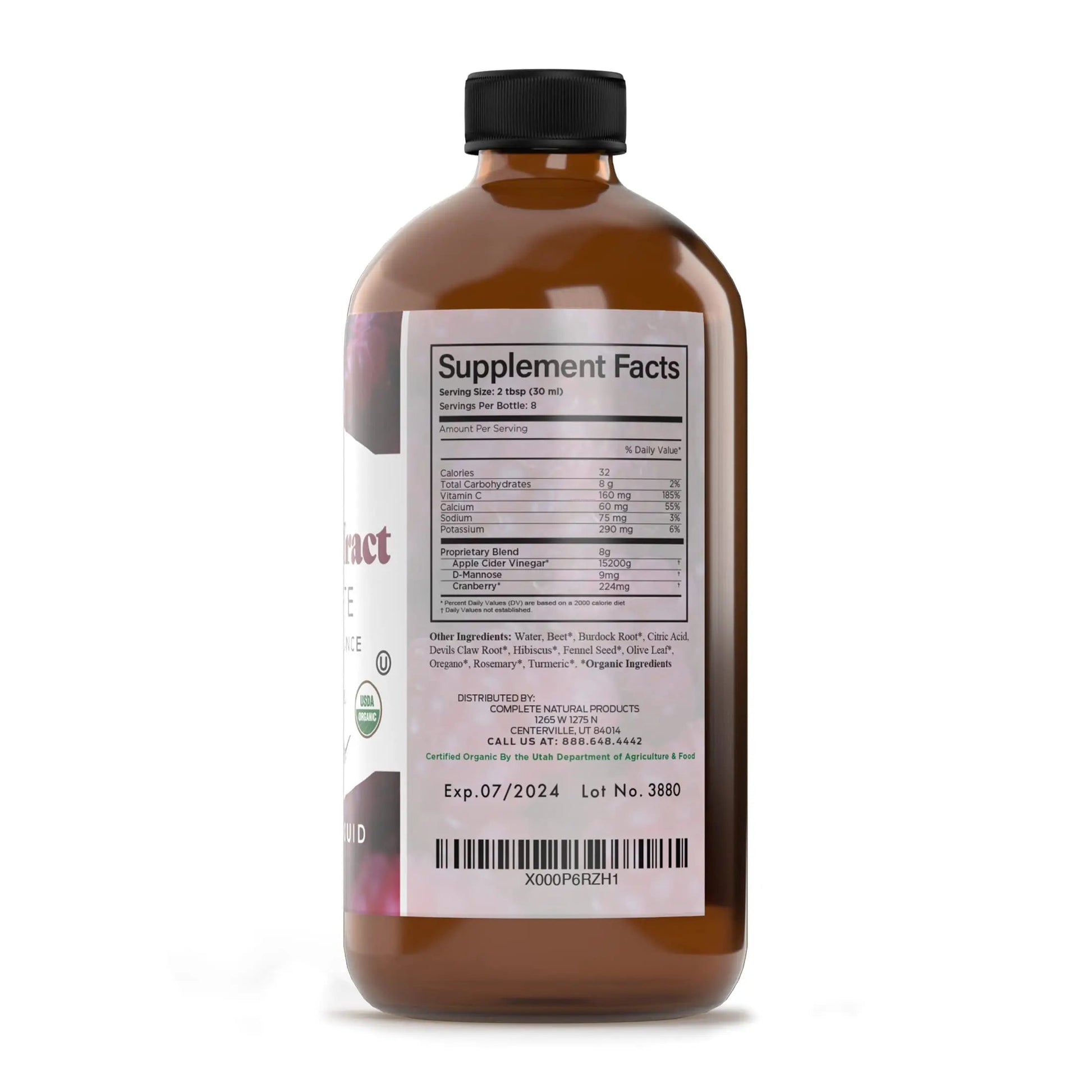 Complete Natural Products Urinary Tract Complete 8oz - Liquid Supplement for a Urinary Tract Cleanse, Defense, Health, and Treatment with Organic Cranberry & Organic D-Mannose Complete Natural Products uk supplements