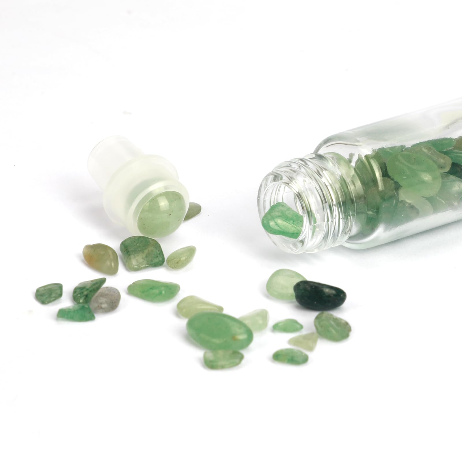 Padime 2 pcs | Premium Set | Real Jade Gua Sha Tool for Facial Skin Care + Glass Bottle for Your Oil Padimë uk supplements