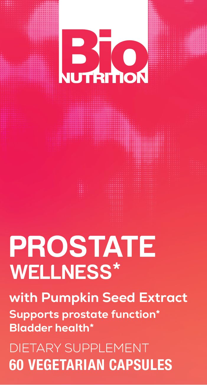 Bio Nutrition Prostate Wellness with Pumpkin Seed Extract 60 Capsules Bio Nutrition uk supplements