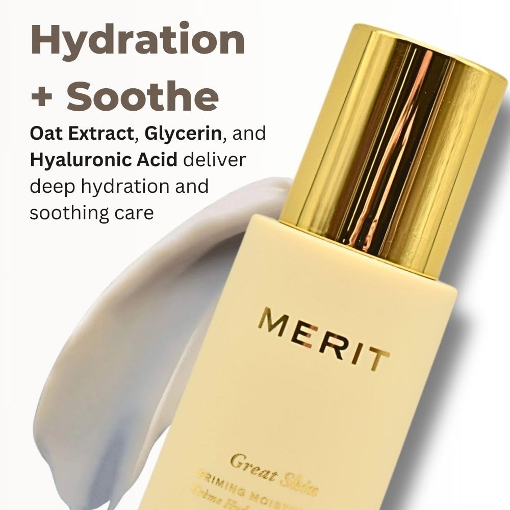 Merit Great Skin Priming And Firming Moisturizer With Peptides And Hyaluronic Acid Merit uk supplements