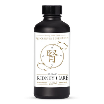 Quicksilver Scientific Kidney Care - Kidney Cleanse & Lymphatic Drainage Supplements - Astragaloside IV Extract, Zhu Ling, Goldenrod, Ferulic Acid, He Shou Wu & Dandelion Leaf (3.38oz / 100ml) Quicksilver Scientific uk supplements