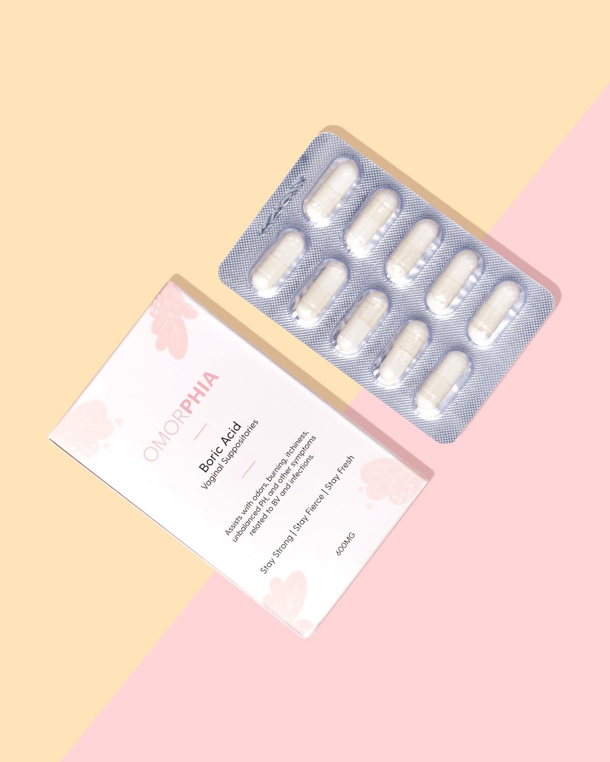 Omorphia Boric Suppositories - Powerful and Effective Approach - Promotes a Healthy Enviroment Shop Omorphia uk supplements
