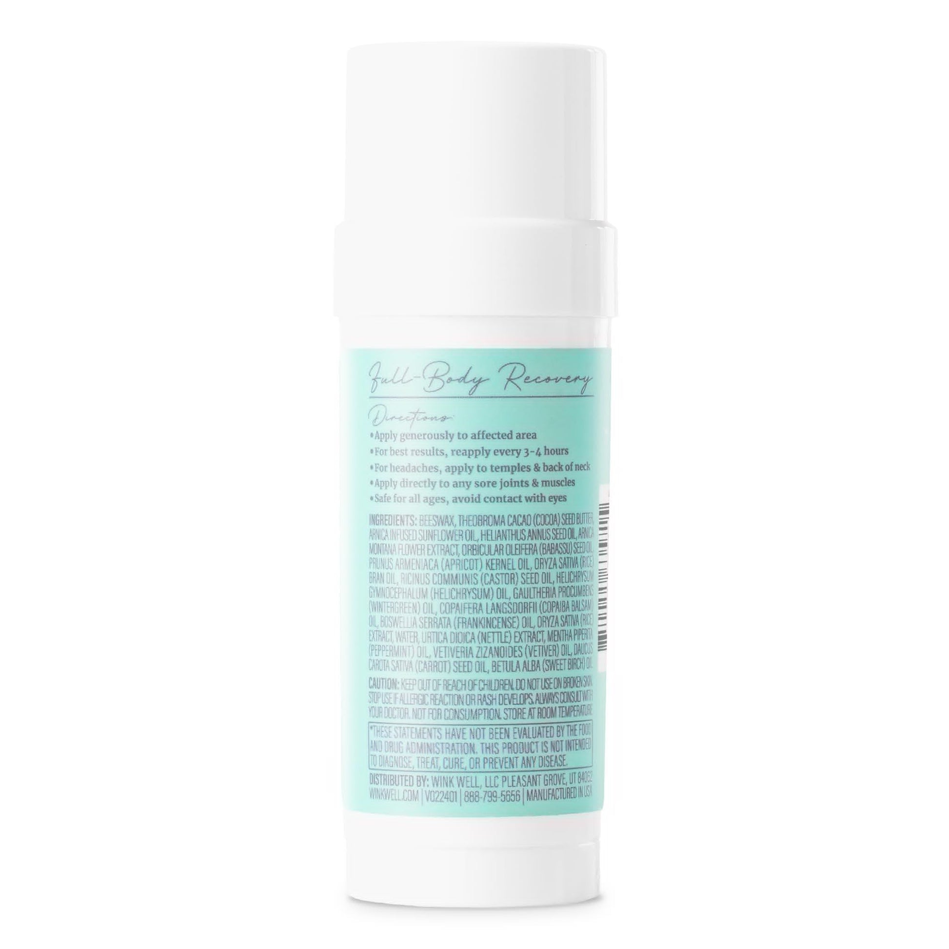 Wink Well Comfort Stick | Extra Strength Natural Muscle Relief | No-Mess roll on Stick | Joint Relief Wink Naturals uk supplements