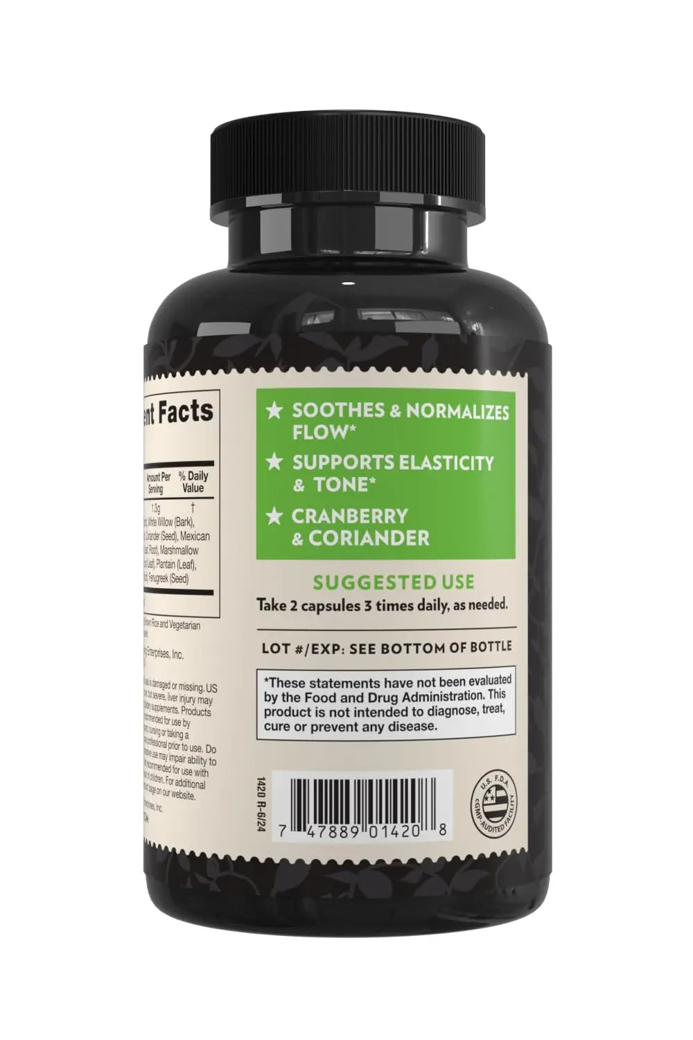 Crystal Star Bladder Support (60 Capsules) – Herbal Supplement for Healthy Bladder Function - Cranberry, Dandelion & Fenugreek - Helps Overactive Bladder and Incontinence - Non-GMO Crystal Star uk supplements