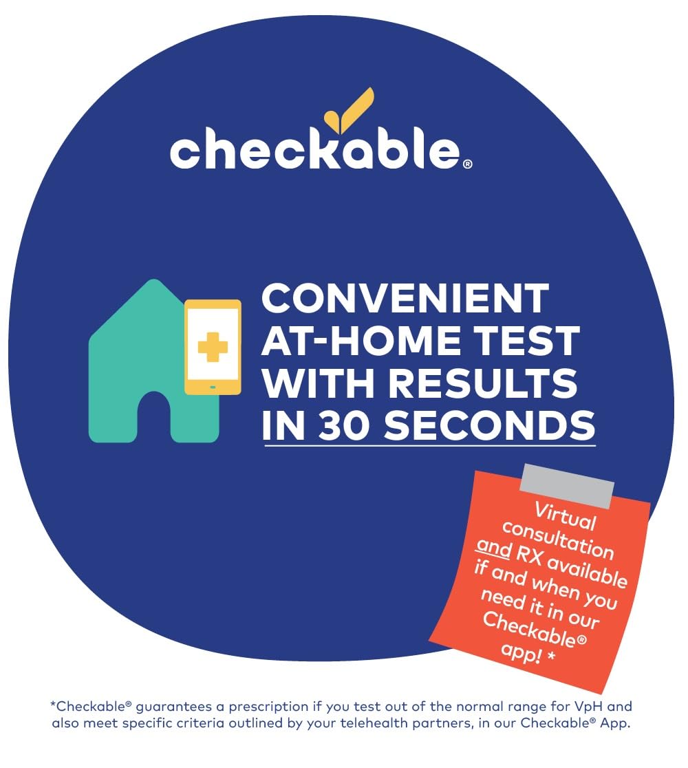 Checkable® Vaginal pH Screening Strips, Quick Results, Vaginal pH Balance Screening Strip Checkable Medical uk supplements