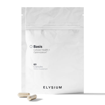 ELYSIUM Basis NAD Plus Supplement 30 Servings - with Nicotinamide Riboside 250mg and Pterostilbene 50mg - Healthy Aging Supplement & Cellular Energy ELYSIUM uk supplements