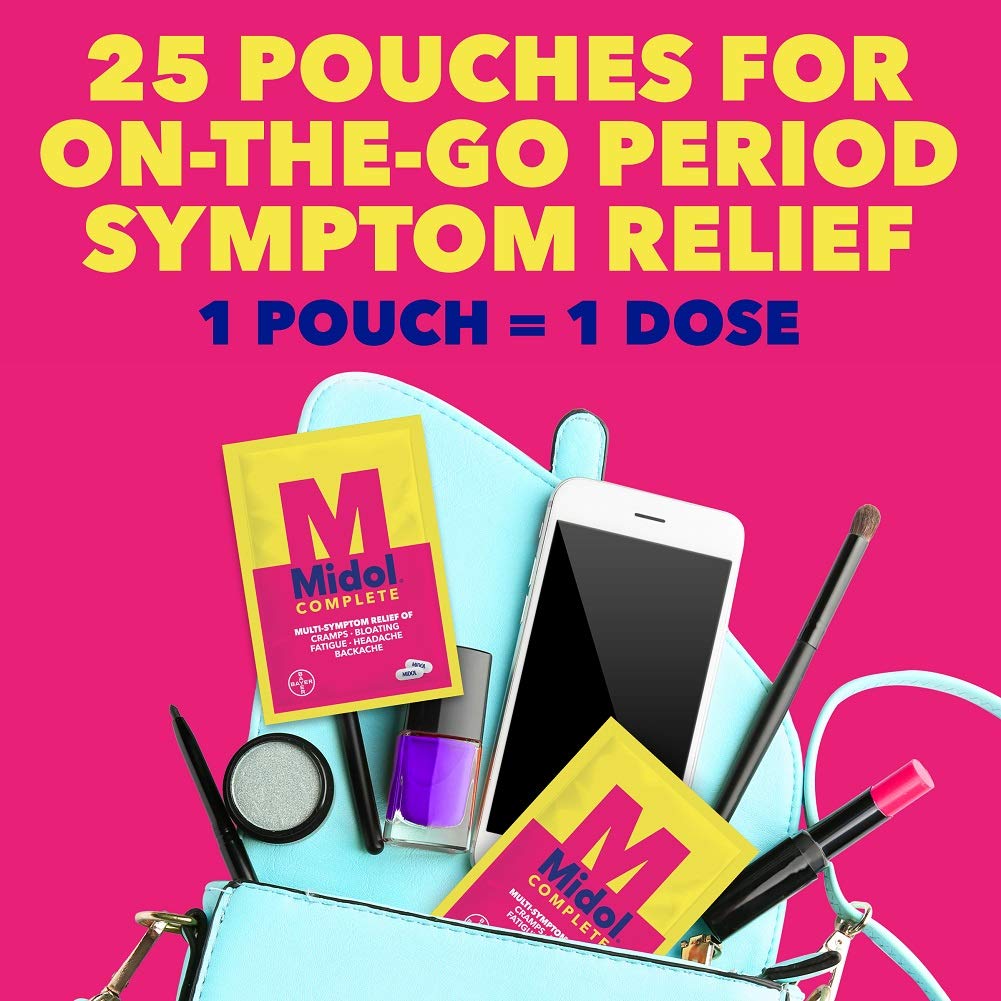 Midol Complete Caplets with Acetaminophen for Menstrual Symptom Relief - 50 Count Midol uk supplements