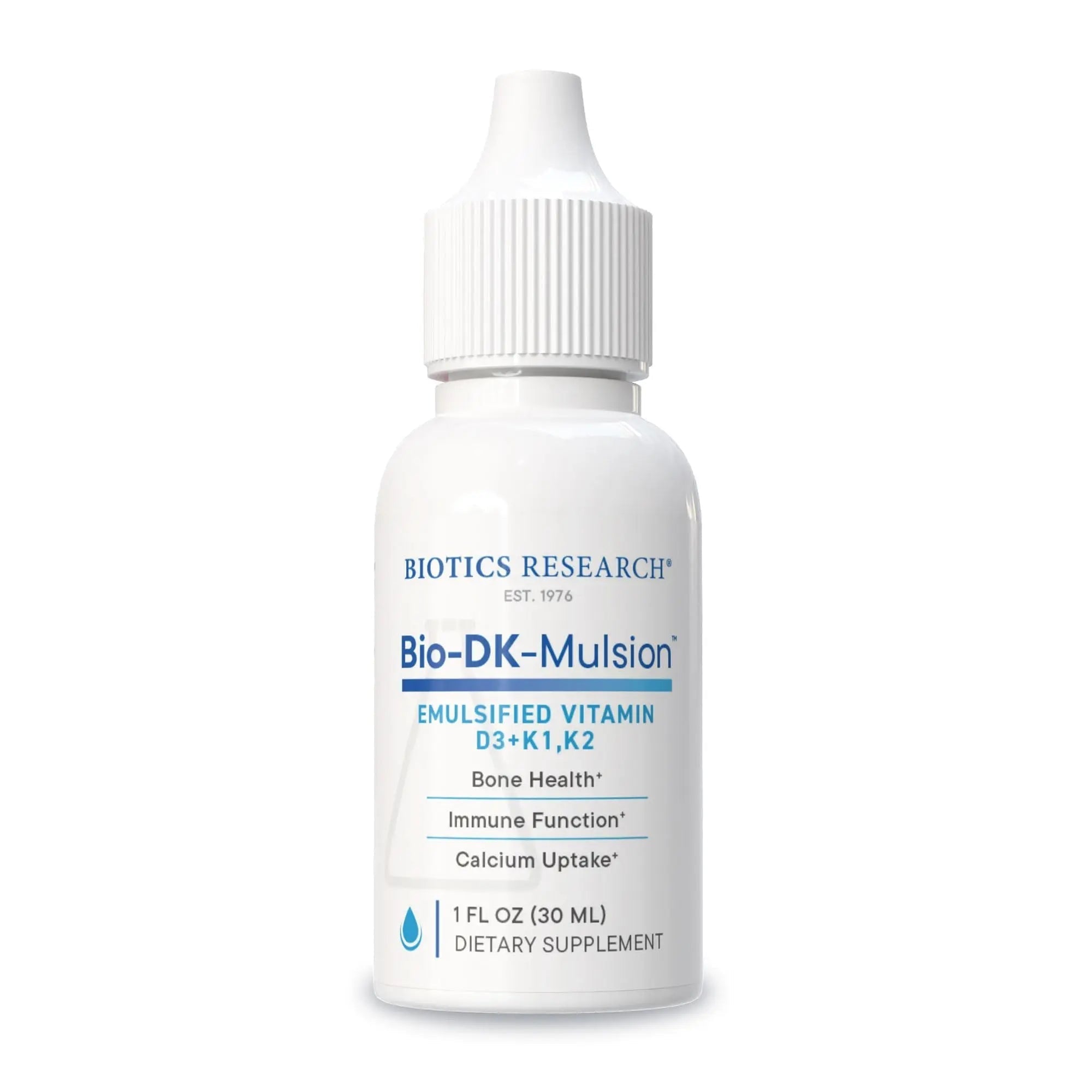 Biotics Research Bio-DK-Mulsion™–Emulsified Liquid Vitamin D and K, D3 Drops 125 mcg & Vitamin K (K1, K2) 300 mcg MK-7–Supports Stronger Bones BIOTICS RESEARCH uk supplements