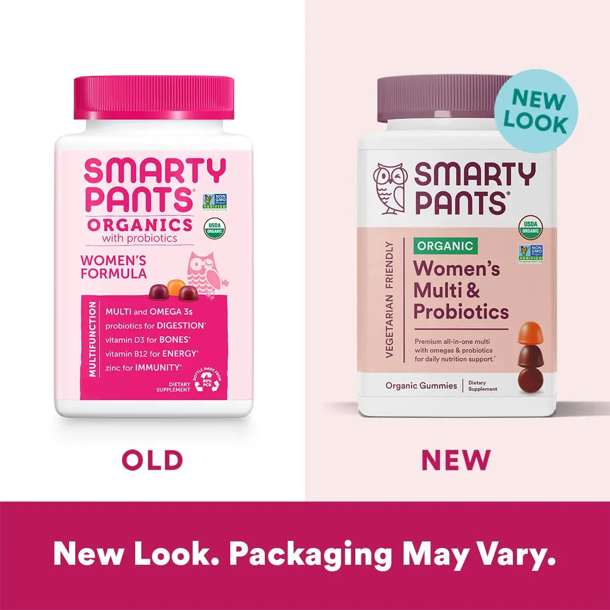 SmartyPants Organic Women's and Toddler Multivitamin Gummies with Probiotics, Omega 3, Vitamins D3, B12, C, A, K, Zinc and More SmartyPants uk supplements