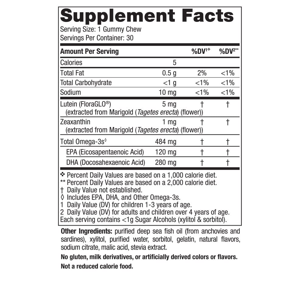 Nordic Naturals Children’s Eye Health Gummies, Strawberry Lemonade - 30 Gummies for Kids - 484 mg Total Omega-3s DHA, Lutein & Zeaxanthin - Brain Health, Antioxidant Support, Non-GMO - 30 Servings Nordic Naturals uk supplements