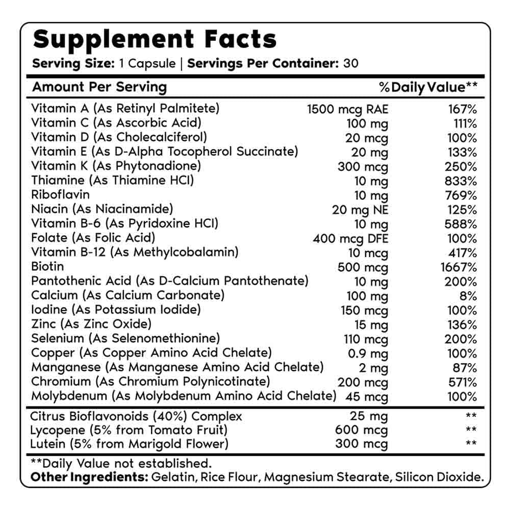 Primal Harvest Multivitamin & Primal Vision – Complete Support for Daily Wellness & Eye Health with Essential Vitamins & Nutrients Primal Harvest uk supplements
