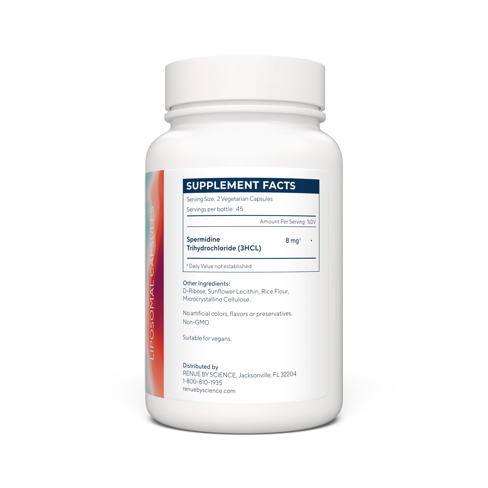 Renue By Science Spermidine Supplements | Liposomal Spermidine Supplements for Women and Men | 90 Capsules - 8mg Spermidine per Serving | Non-GMO & Allergen Free | Made in The USA Third-Party Tested Renue By Science uk supplements