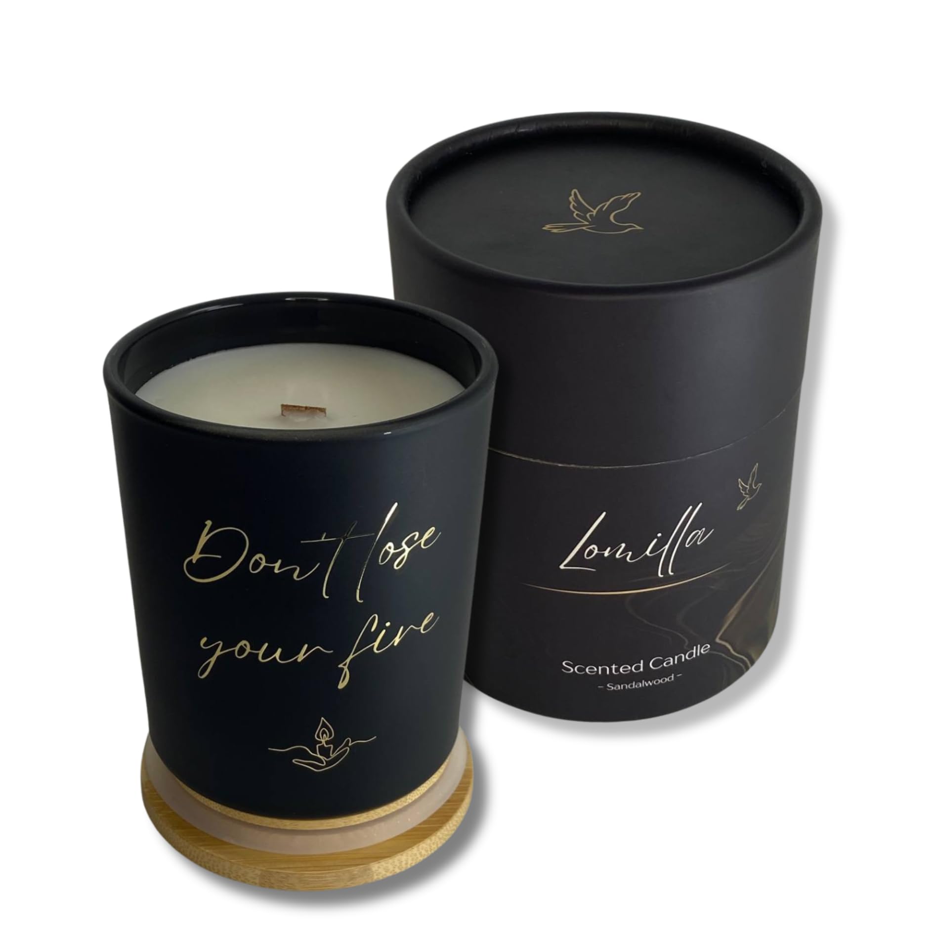 100% Natural Soy Wax Candle, Valentines Day Gifts for Women & Men, Candles for Home Lomilla uk supplements