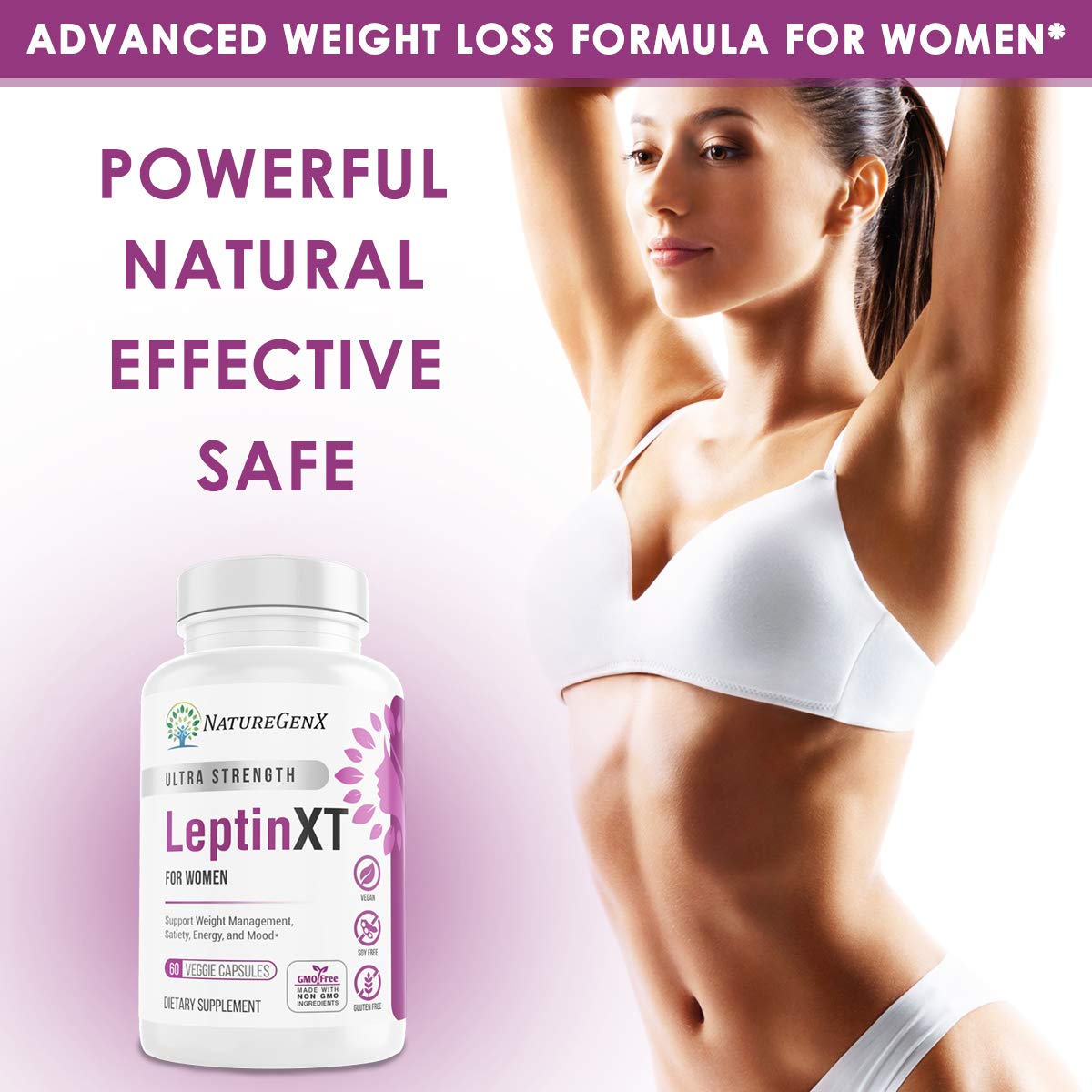 NatureGenX LeptinXT - Leptin Supplements for Weight Loss for Women - Extra Strength NatureGenX uk supplements
