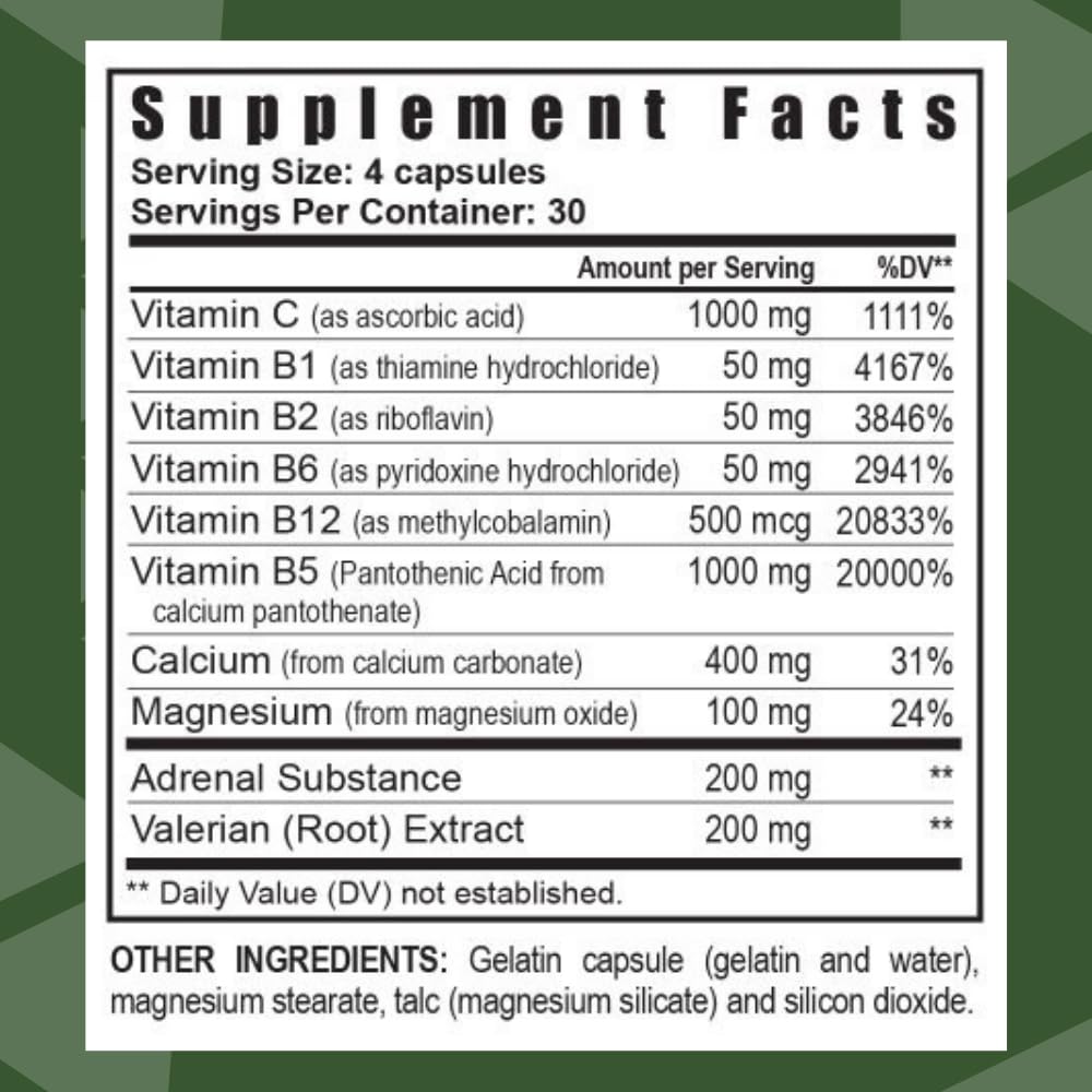 Youngevity Ultimate D-Stress™ – Natural Stress Relief Supplement with Magnesium, Valerian Root Extract, and B Vitamins – Supports Adrenal Health and Nervous System – 120 Capsules (Pack of 1) Youngevity uk supplements