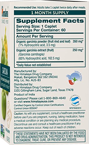 Himalaya Organic Garcinia Cambogia for Weight Loss, Promotes Healthy Body Weight Himalaya uk supplements