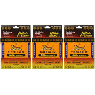 Tiger Balm Sport Rub Pain Relieving Ointment, Ultra Strength 1.70 oz (Pack of 3) Tiger Balm uk supplements