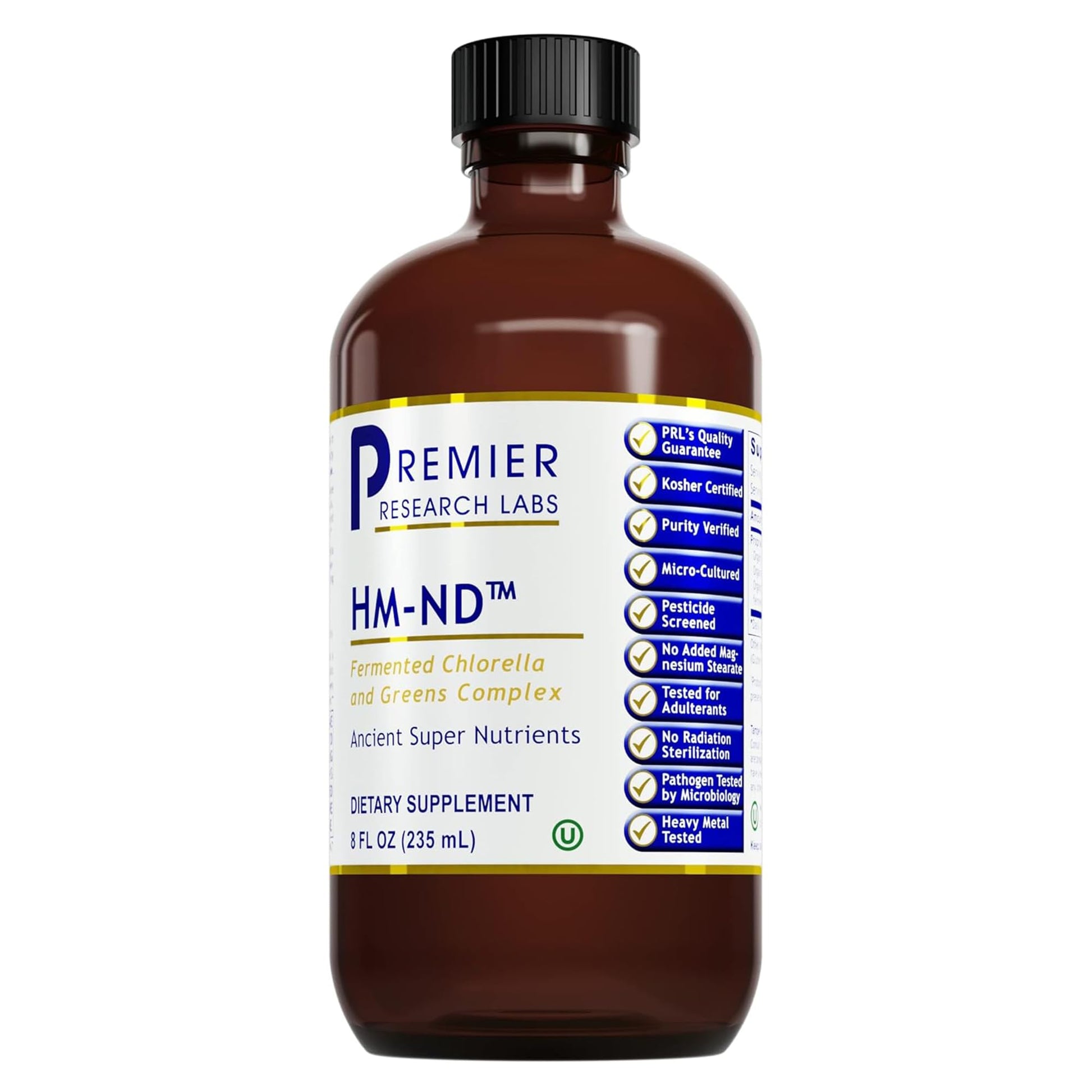 Premier Research Labs Fermented HM-ND - Cilantro, Parsley, and Chlorella Liquid, Full Body Detox and Cleanse for Men and Women, Cilantro Supplement with Organic Herbal Extracts - 8 Fl Oz Premier Research Labs uk supplements