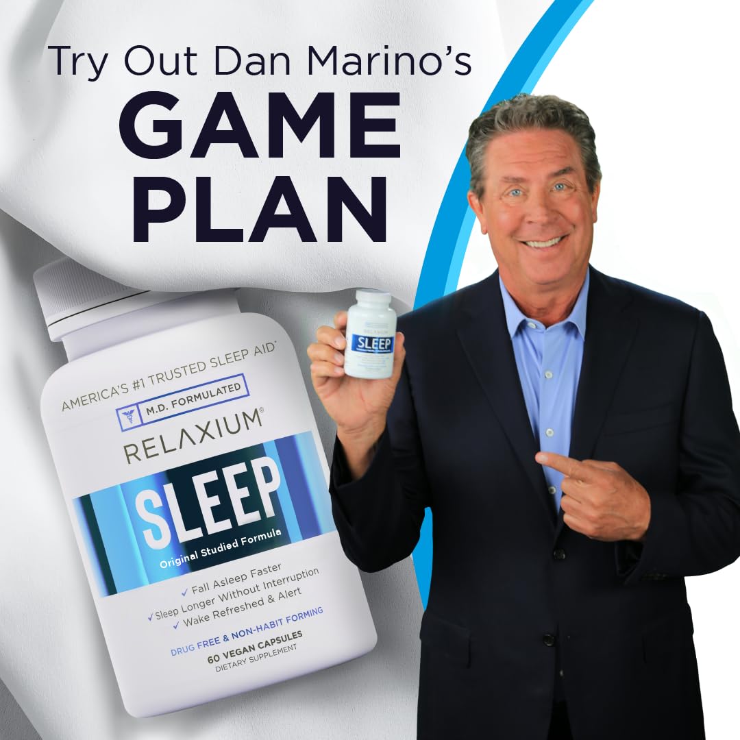 Relaxium Sleep Aid, 30-Day Supply, Dietary Supplement for Better Sleep Relaxium uk supplements
