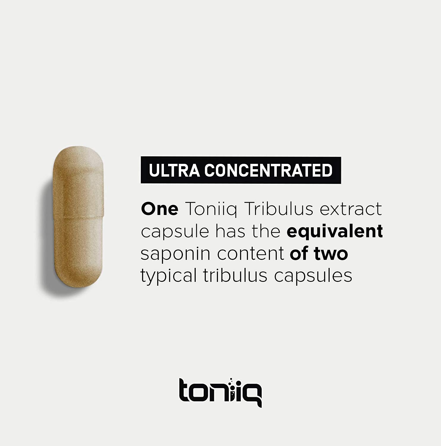 Toniiq Ultra High Strength Tribulus Capsules - 95% Steroidal Saponins - 1300mg Concentra Toniiq uk supplements