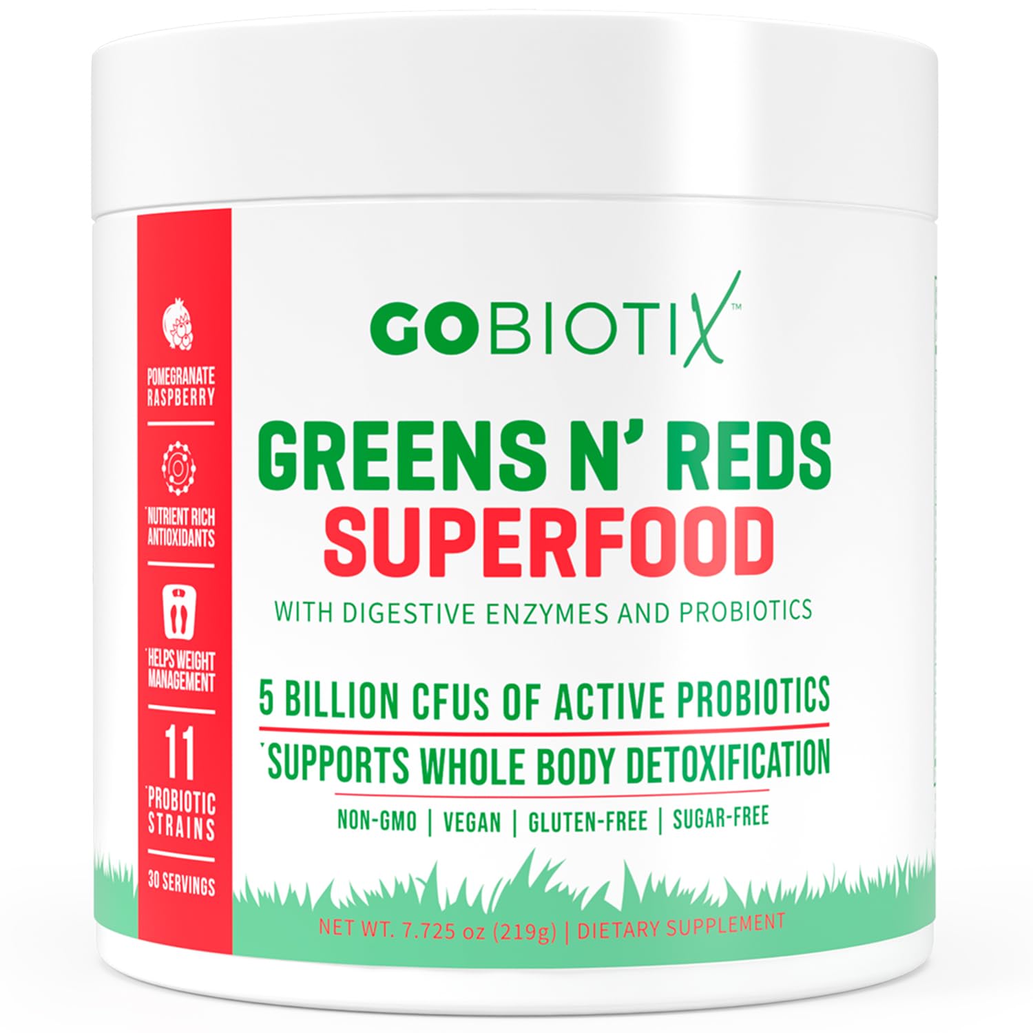 GOBIOTIX Super Greens Powder with Organic Spirulina - Superfood Supplement GOBIOTIX uk supplements