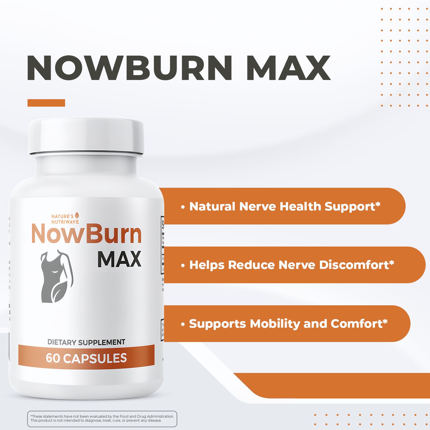 NowBurn Max – Natural Capsule Supplement with Garcinia Cambogia – Non-GMO, Easy to Take, Manufactured in USA in GMP-Certified Facility – 60 Capsules, 1 Month Supply Nature’s NutriWave uk supplements