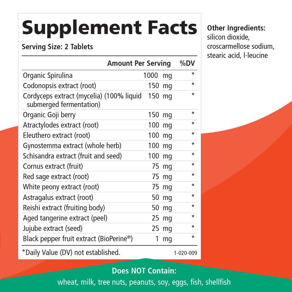 Energy Plus by Pure Essence - Caffeine Free, All Natural Herbal Energy and Focus Supplement - Smooth, No Jitters No Crash - 60 Tablets PURE ESSENCE LABS uk supplements