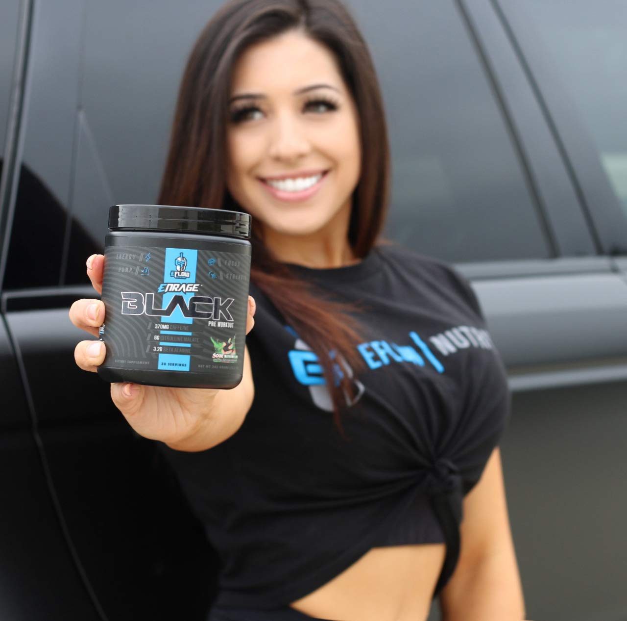 eFlow Nutrition Enrage Black High Stimulant Pre Workout Supplement - Preworkout Powder eFlow Nutrition uk supplements