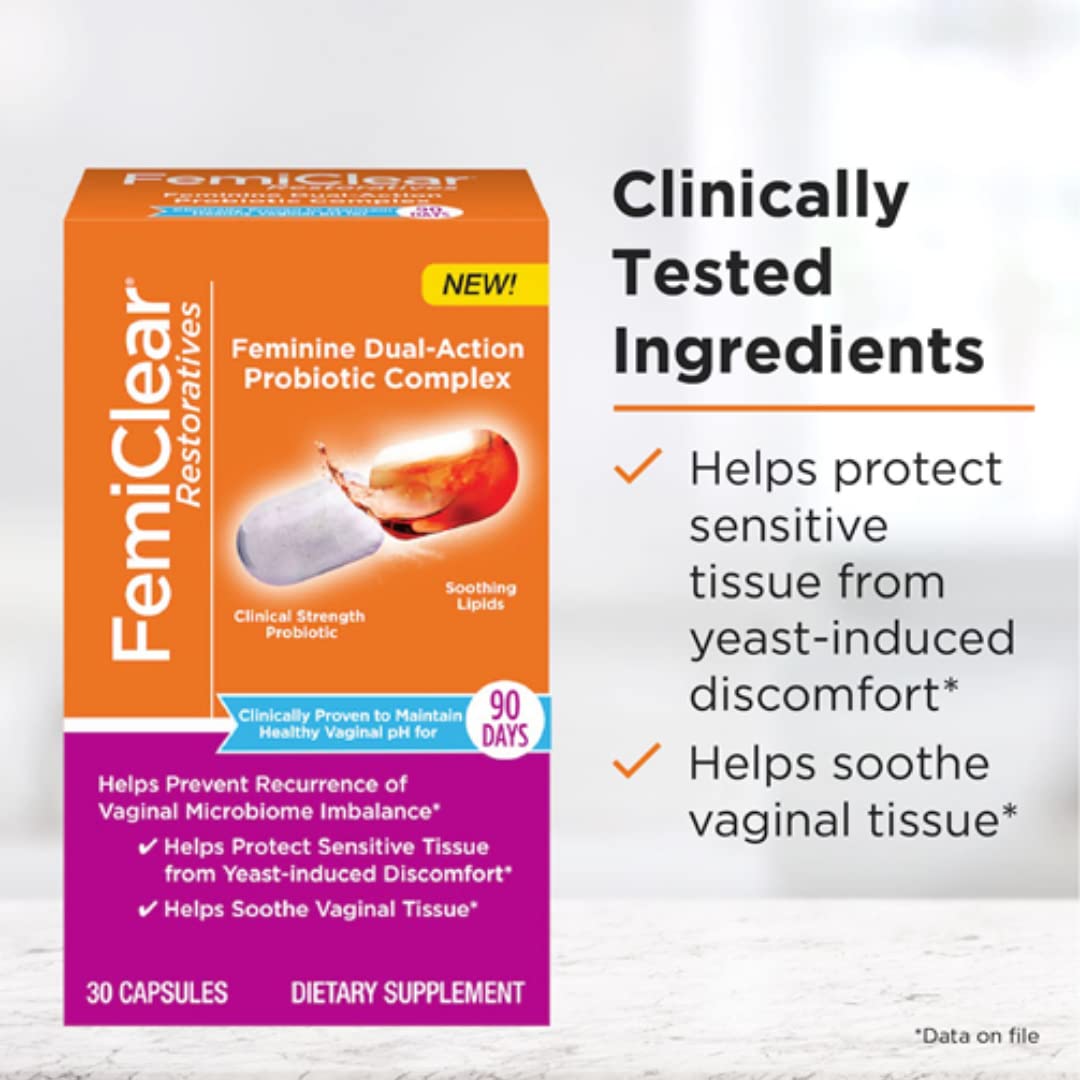 FemiClear 1-Day Dose Restoratives Complex Probiotic Bundle FemiClear uk supplements
