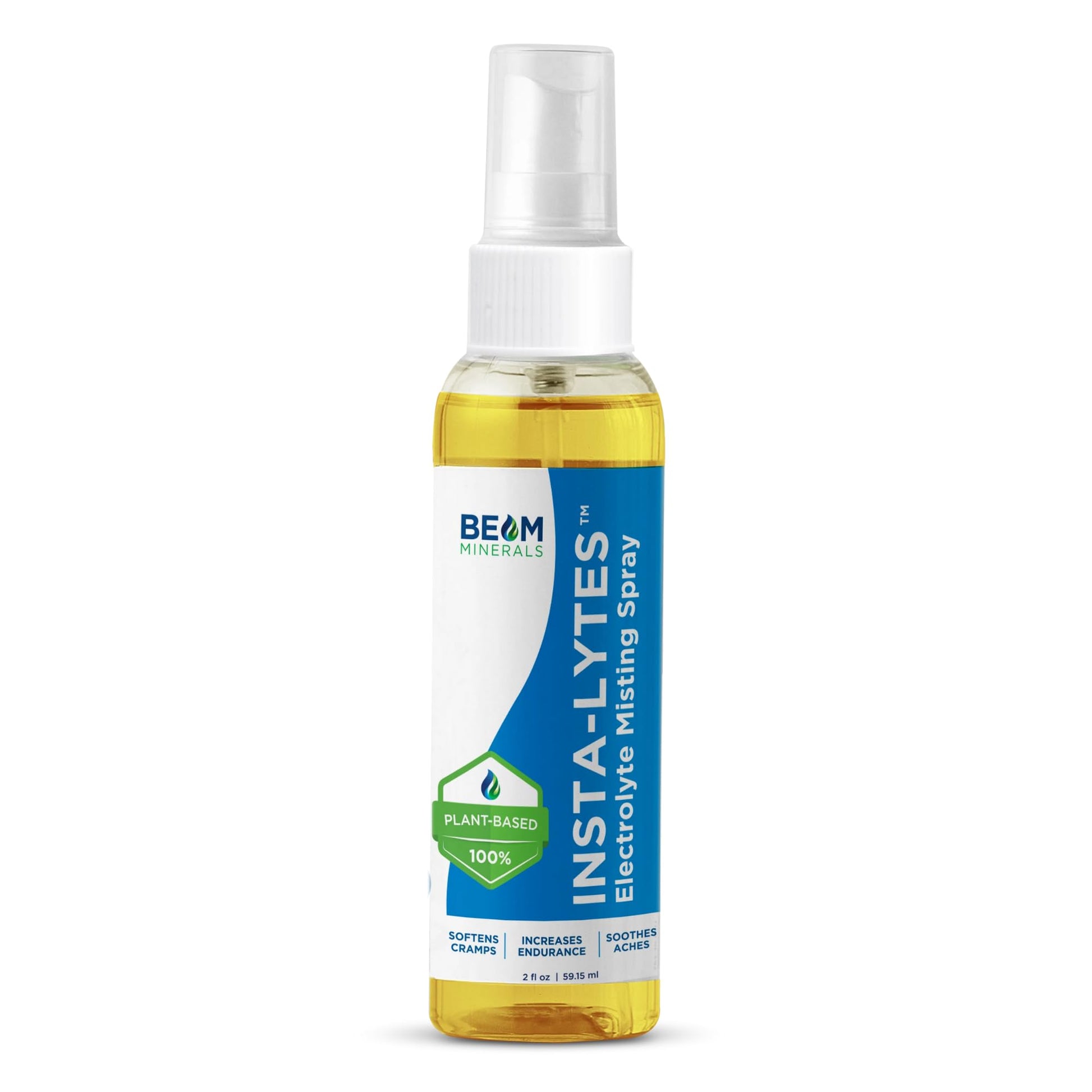 BEAM MINERALS Insta-Lytes | How to Stop Leg Cramps Immediately Electrolyte Misting Spray | Fulvic Acid Trace Minerals | Fast Micronutrients Supplements | 2 fl Oz BEAM MINERALS uk supplements