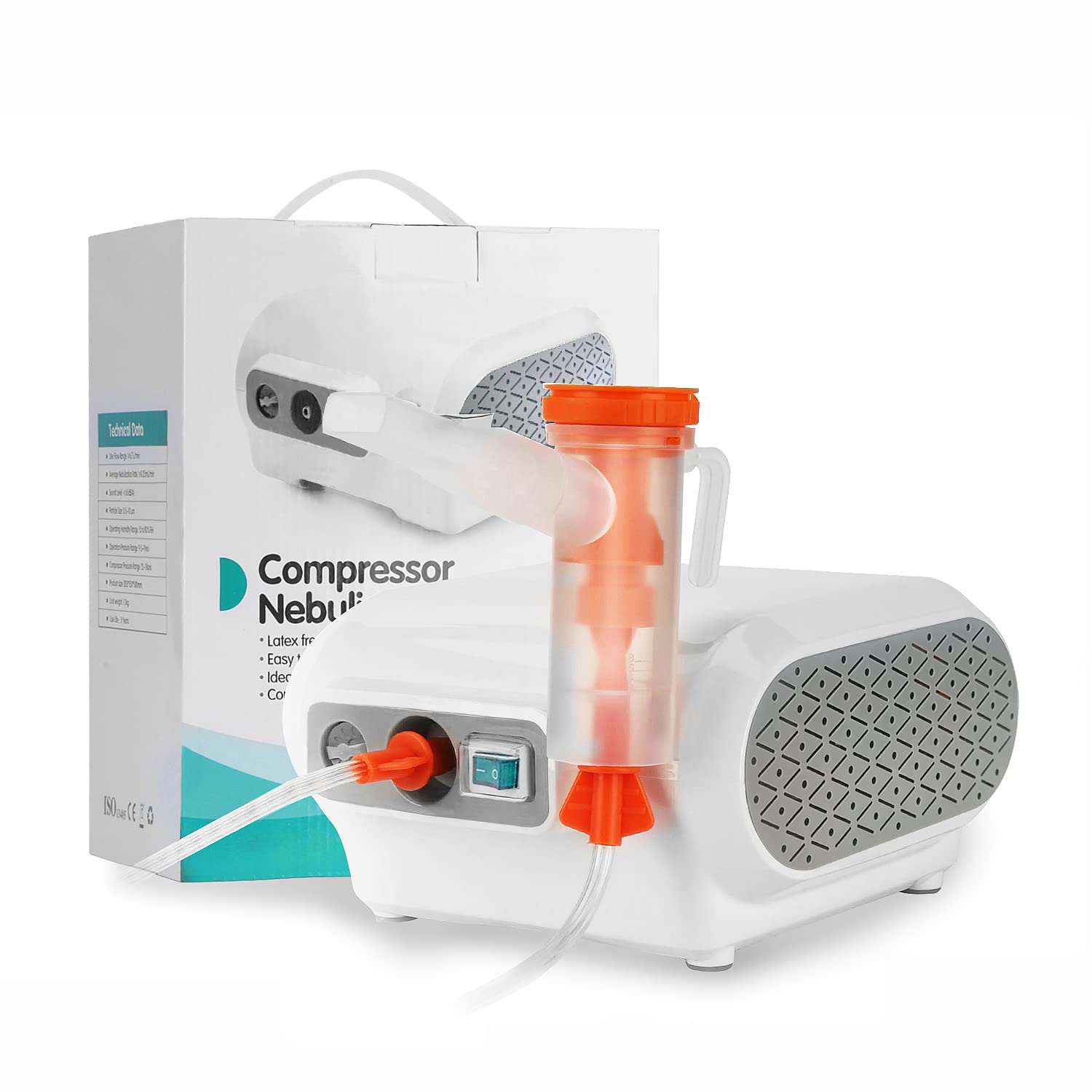 MAYLUCK Portable Compressor Nebulizer, Nebulizer Machine with 1 Set Mayluck uk supplements