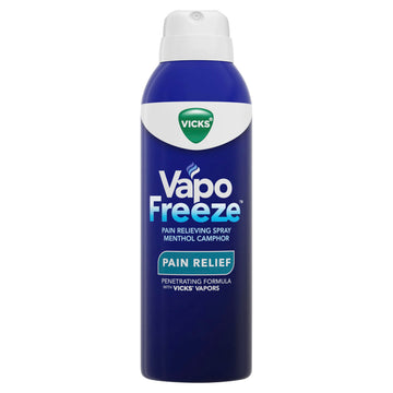 Vicks VapoFreeze Menthol Pain Relieving Spray 3oz, for Muscles & Joint Pain Associated with Arthritis, Simple Backaches, Strains, Sprains, Bruises, Vicks Vapors, Penetrating Formula Vicks uk supplements