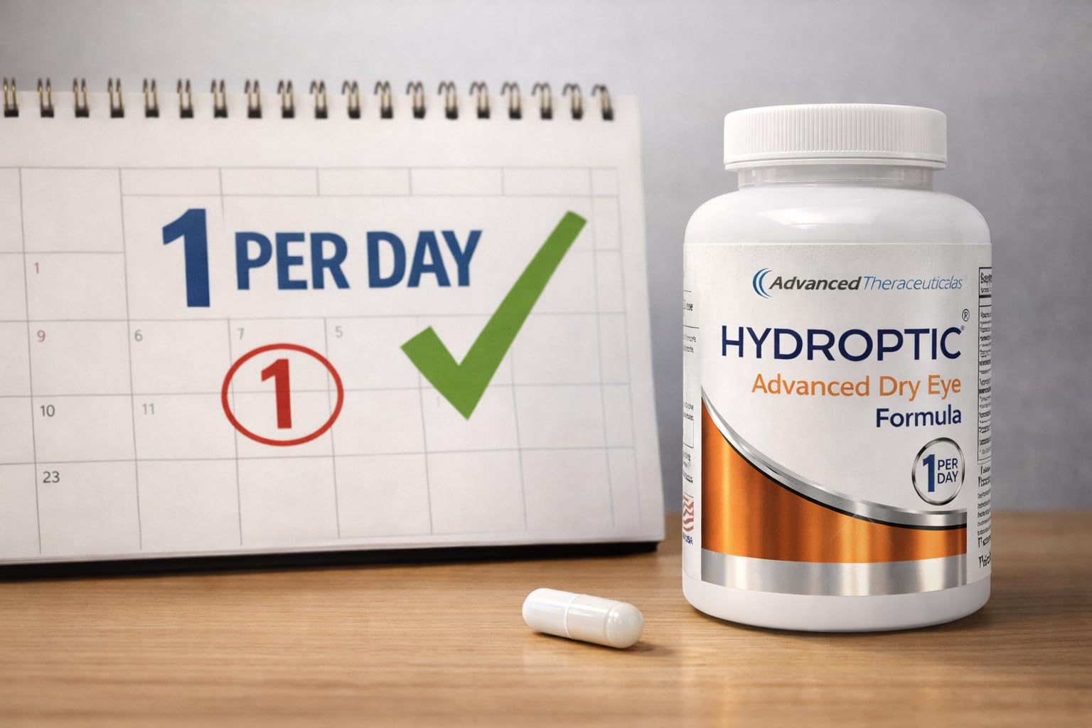 Hydroptic Advanced Dry Eye Formula (One-Per-Day) 180 Day Supply ADVANCED THERACEUTICALS uk supplements